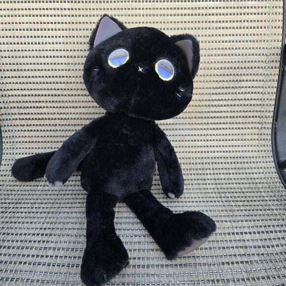 Doozie Drowsy Black Cat Plush. Noc The Black - Picture 1 of 7